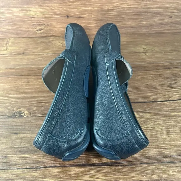 Salvatore Ferragamo Front 4 Driving Shoe leather loafers Blue Men’s Size 10.5E