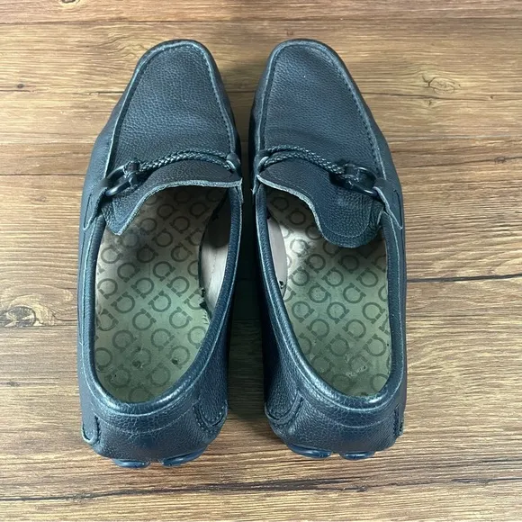 Salvatore Ferragamo Front 4 Driving Shoe leather loafers Blue Men’s Size 10.5E