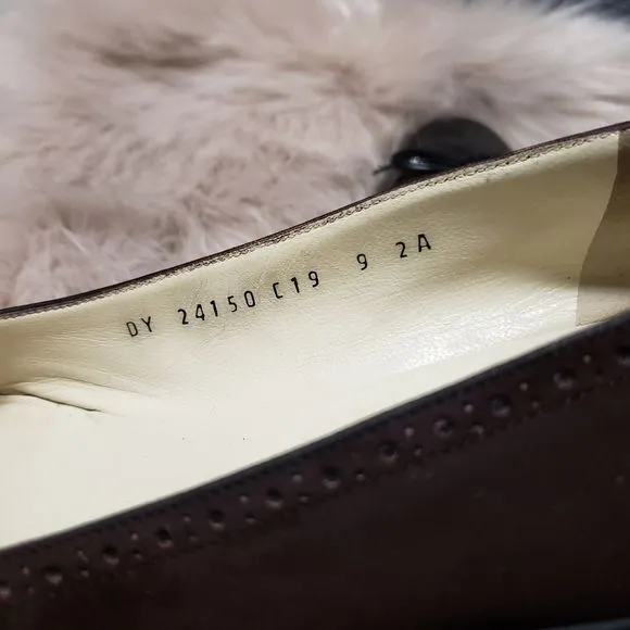 Salvatore Ferragamo Boutique wing tip flats