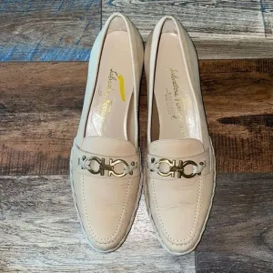 Salvatore Ferragamo Sueded Leather Buckle Loafers