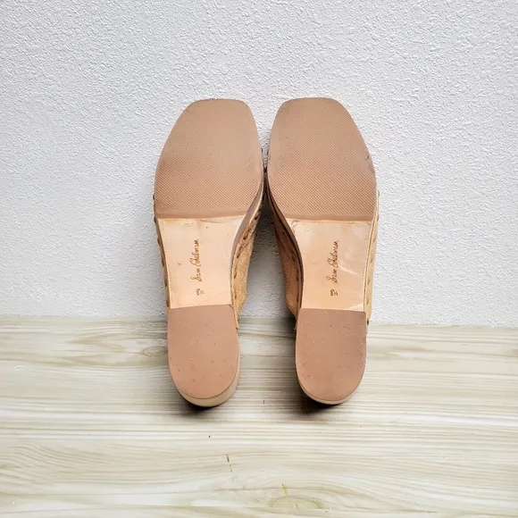 Sam Edelman Beige Leather Upper Clog Sandals Size 8½