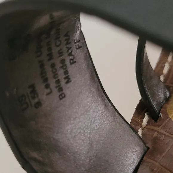 Sam Edelman Black Slip On Rayna Cork Wedge Sandals