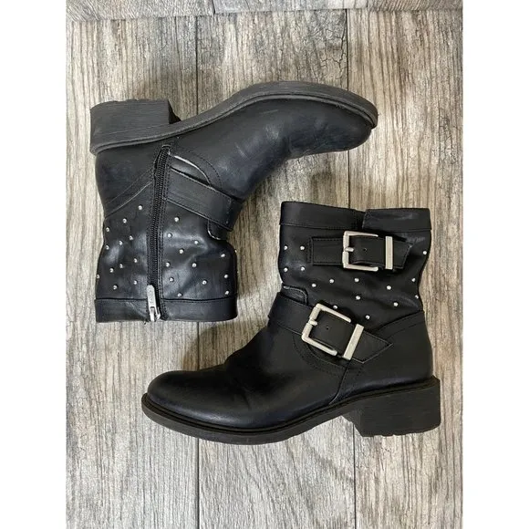 Sam Edelman CIRCUS Dannelly Studded Combat Ankle Boots Size Women Size 7