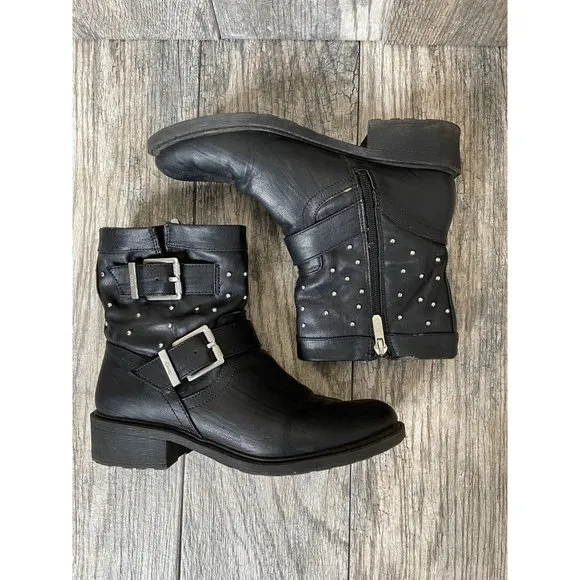 Sam Edelman CIRCUS Dannelly Studded Combat Ankle Boots Size Women Size 7