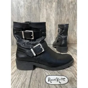 Sam Edelman CIRCUS Dannelly Studded Combat Ankle Boots Size Women Size 7