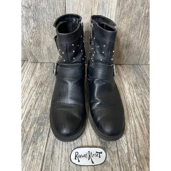 Sam Edelman CIRCUS Dannelly Studded Combat Ankle Boots Size Women Size 7