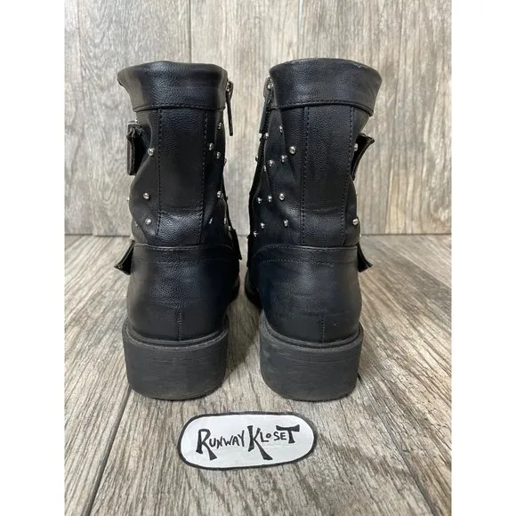 Sam Edelman CIRCUS Dannelly Studded Combat Ankle Boots Size Women Size 7