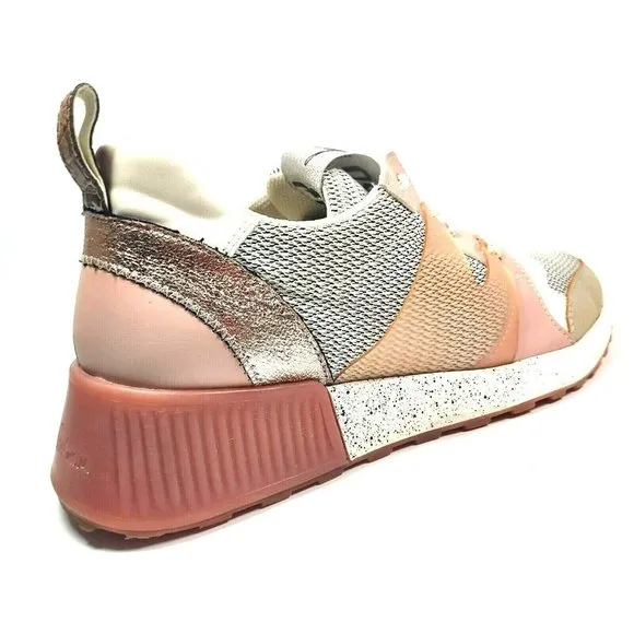 Sam Edelman Darsie Jogger Womens 9.5M Low Top Platform Chunky Sneakers Rose