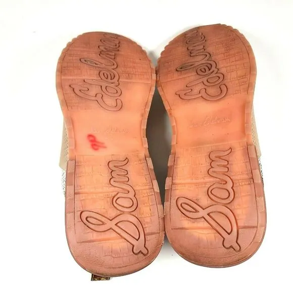 Sam Edelman Darsie Jogger Womens 9.5M Low Top Platform Chunky Sneakers Rose