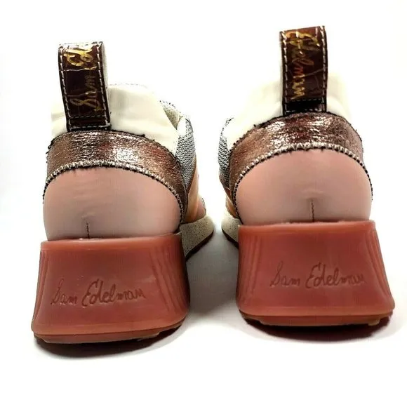 Sam Edelman Darsie Jogger Womens 9.5M Low Top Platform Chunky Sneakers Rose