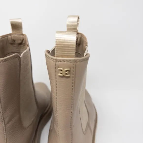 Sam Edelman Kolton Cedarwood Chelsea Boots Tan Leather Womens 11