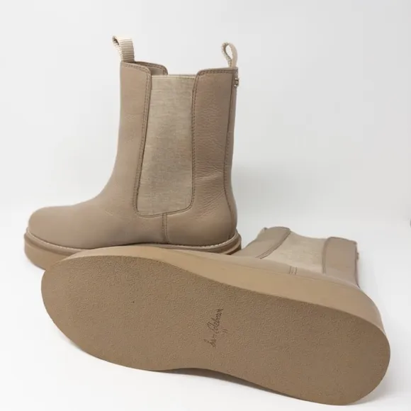 Sam Edelman Kolton Cedarwood Chelsea Boots Tan Leather Womens 11