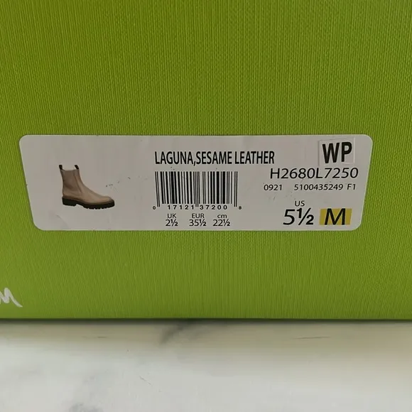 Sam Edelman Laguna Lug-Sole Leather Combat Boots Size 5.5 New in Box Retail $170