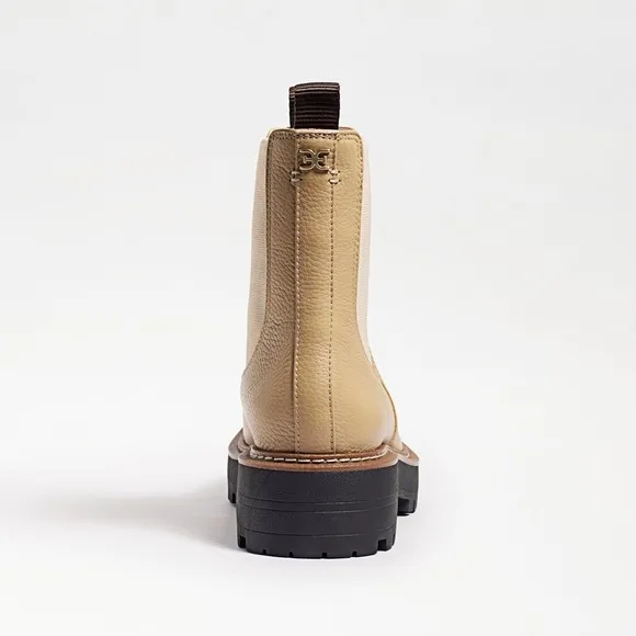 Sam Edelman Laguna Lug-Sole Leather Combat Boots Size 5.5 New in Box Retail $170