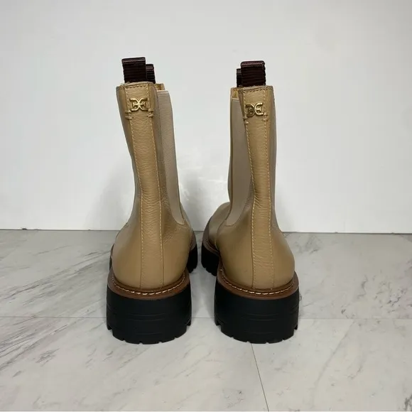 Sam Edelman Laguna Tan Leather Lug Sole Chelsea Boot 11M