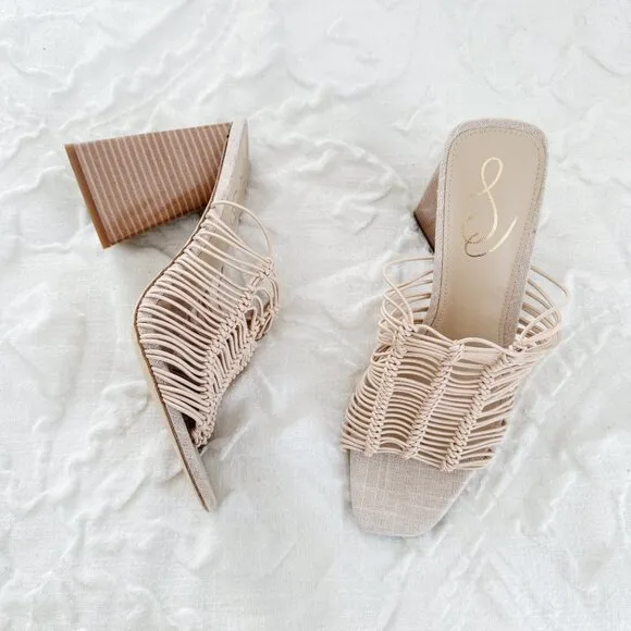 Sam Edelman Laurette Slip On High Heel Sandals New