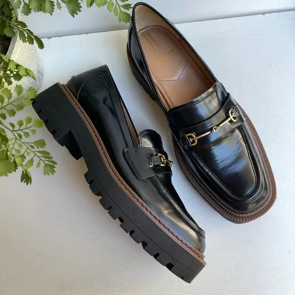 Sam Edelman Laurs Lug sole Platform loafers Size 10 Brand New