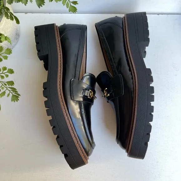 Sam Edelman Laurs Lug sole Platform loafers Size 10 Brand New