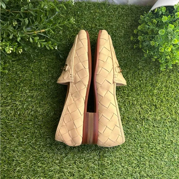 Sam Edelman LORAINE WOVEN BIT LOAFER$150 women 6.5new store display Eggshell