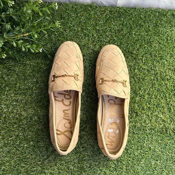 Sam Edelman LORAINE WOVEN BIT LOAFER$150 women 6.5new store display Eggshell