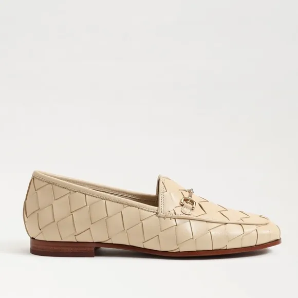 Sam Edelman LORAINE WOVEN BIT LOAFER$150 women 6.5new store display Eggshell