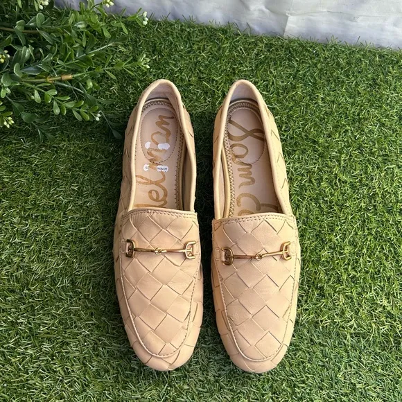 Sam Edelman LORAINE WOVEN BIT LOAFER$150 women 6.5new store display Eggshell
