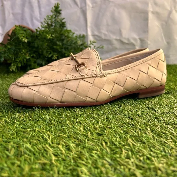 Sam Edelman LORAINE WOVEN BIT LOAFER$150 women 6.5new store display Eggshell