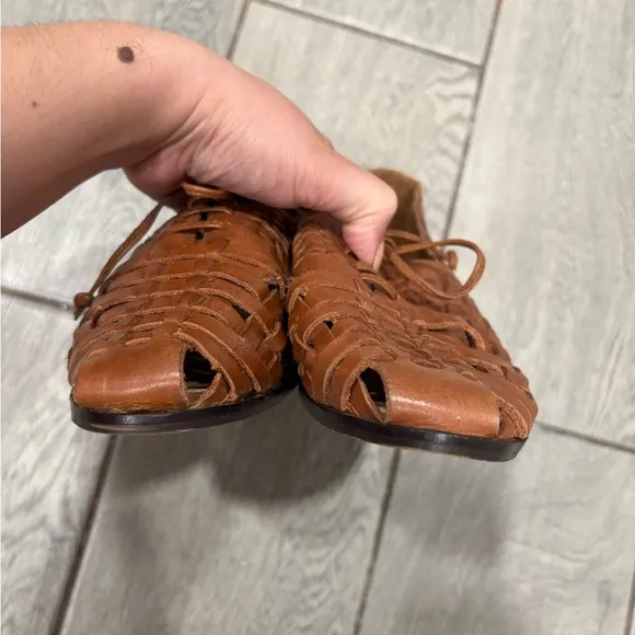 SAM EDELMAN Rishel Woven Leather Loafers Size 8