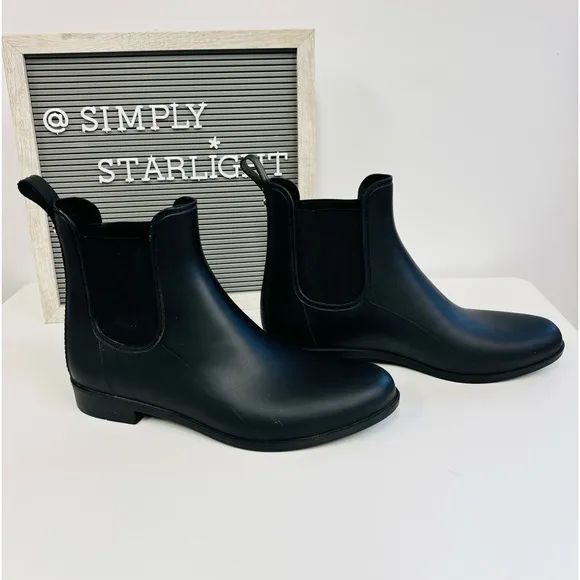 Sam Edelman Women's Tinsley Rain Boots  Chelsea Booties, Ankle, Waterproof, EUC