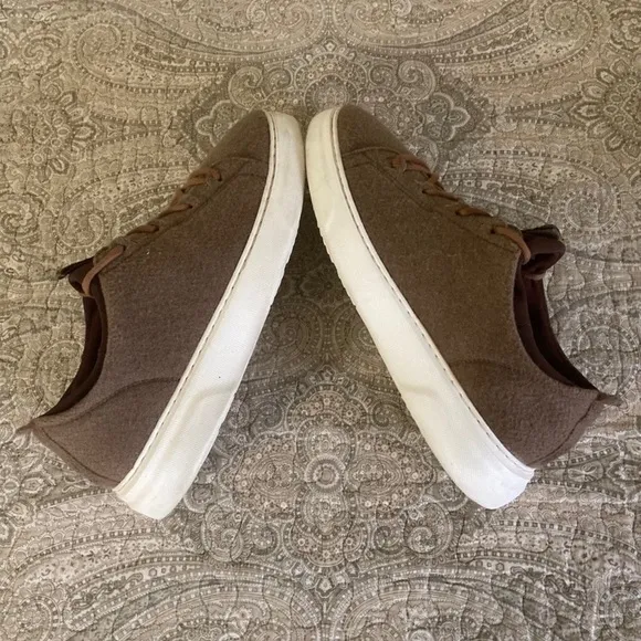 Samuel Hubbard Flight Low Top Monopett Felt Sneakers Size 10