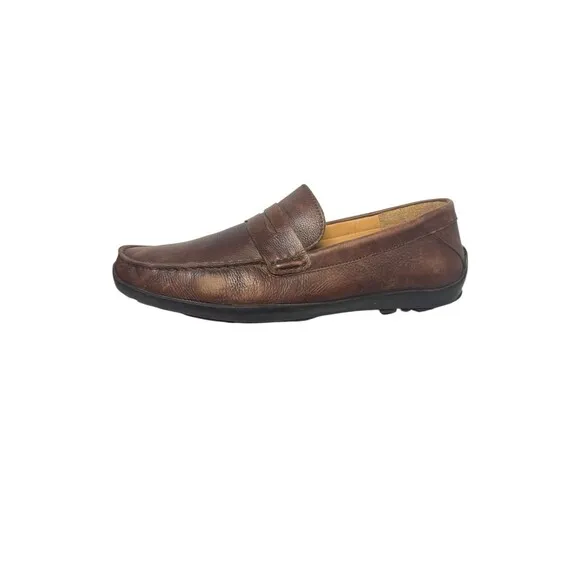 Samuel Hubbard Men Penny Loafers Driving Free Spirit M2111-601 Leather Size 12