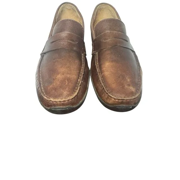 Samuel Hubbard Men Penny Loafers Driving Free Spirit M2111-601 Leather Size 12
