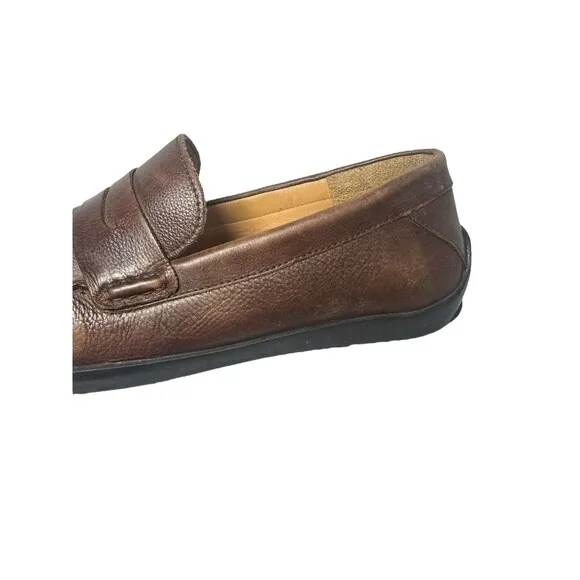 Samuel Hubbard Men Penny Loafers Driving Free Spirit M2111-601 Leather Size 12