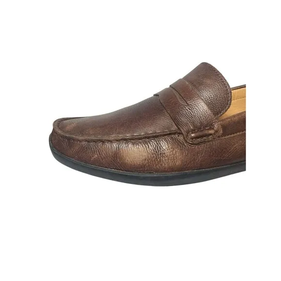 Samuel Hubbard Men Penny Loafers Driving Free Spirit M2111-601 Leather Size 12