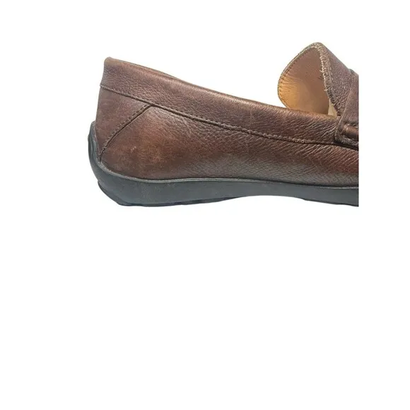 Samuel Hubbard Men Penny Loafers Driving Free Spirit M2111-601 Leather Size 12