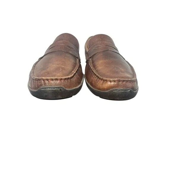 Samuel Hubbard Men Penny Loafers Driving Free Spirit M2111-601 Leather Size 12