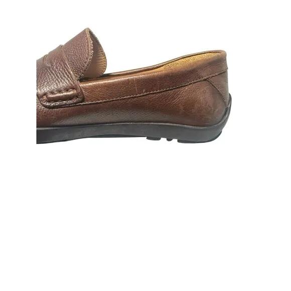 Samuel Hubbard Men Penny Loafers Driving Free Spirit M2111-601 Leather Size 12