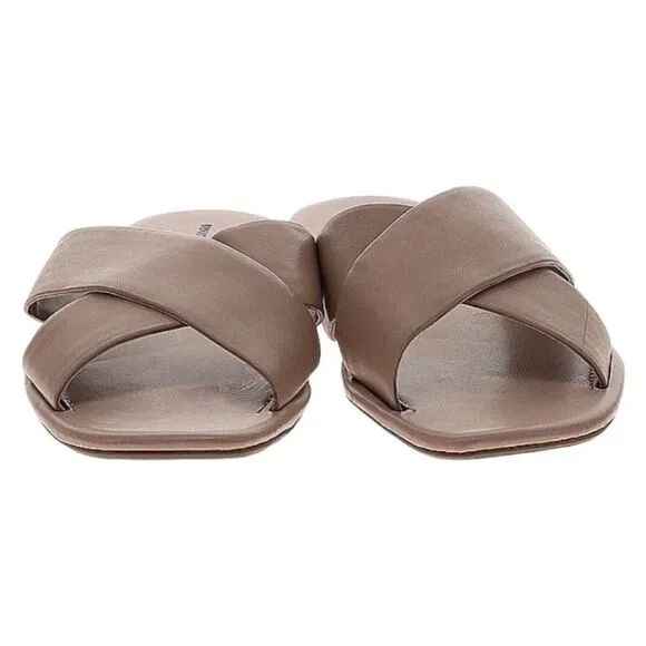 Sandals Slides, Tan, Banana Republic, Size 8.5