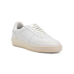 SANDRO Blanc Made In Portugal Leather Low Top Sneakers