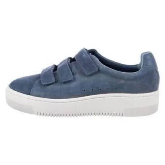 SANDRO NIB SUEDE LEATHER PLATFORM SNEAKERS SZ 9