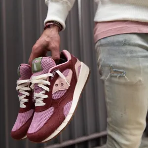 Saucony Shadow 6000 Mushroom Low Top Sneakers - Burgundy - US 10