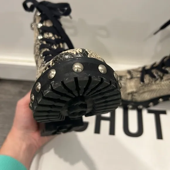 Schutz Combat Boots