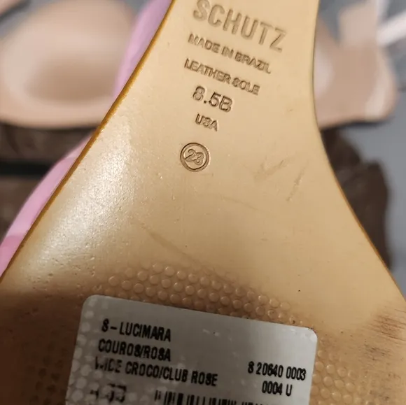 Schutz Croc-Embossed Lucimara Wedge Sandals