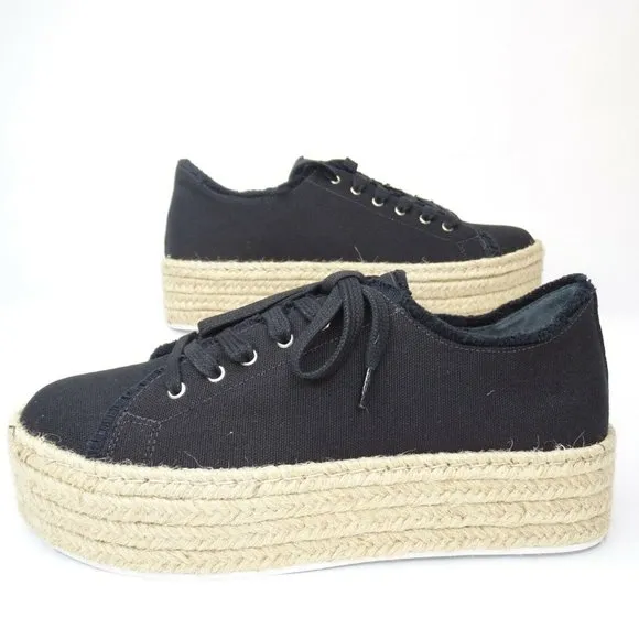 SCHUTZ LUANA ESPADRILLE PLATFORM SNEAKERS