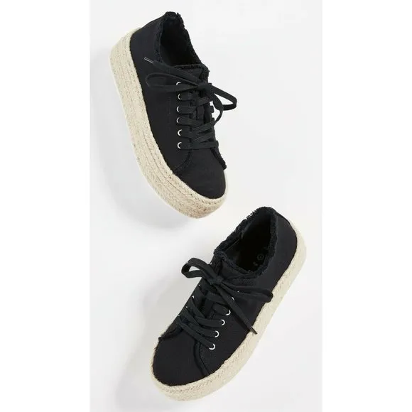 SCHUTZ LUANA ESPADRILLE PLATFORM SNEAKERS