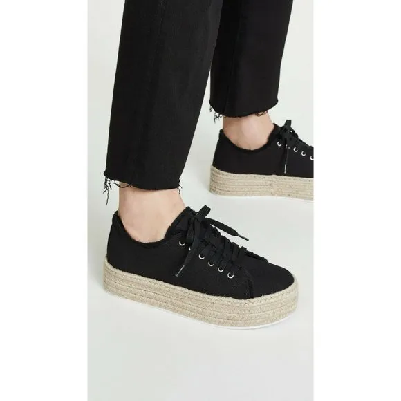 SCHUTZ LUANA ESPADRILLE PLATFORM SNEAKERS