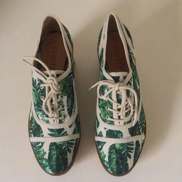 Schutz Platform Espadrille Sneakers