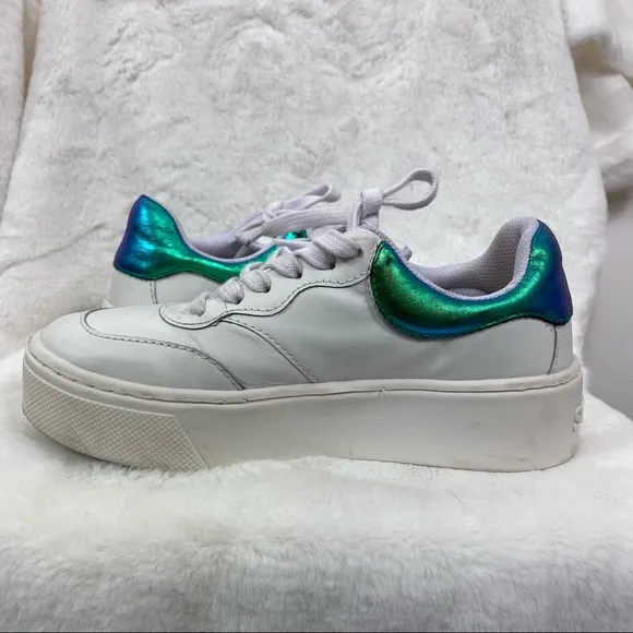 Schutz Platform reflective sneakers size 6