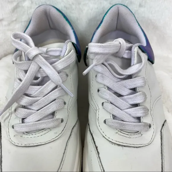 Schutz Platform reflective sneakers size 6
