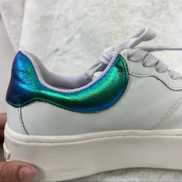 Schutz Platform reflective sneakers size 6